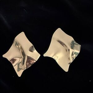 Silver Abstract Earrings